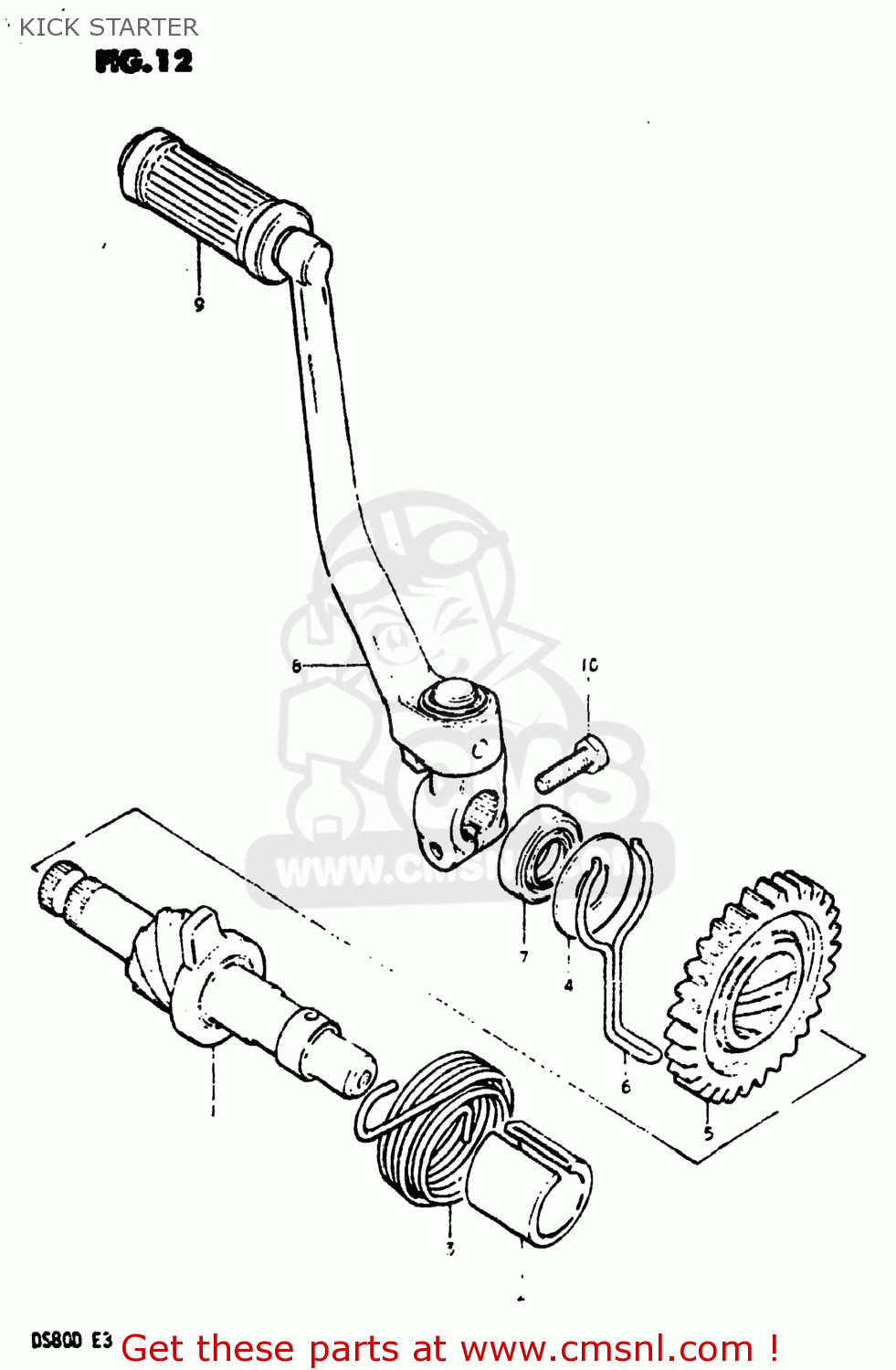 KICK STARTER DS80 1983 (D) USA (E03)