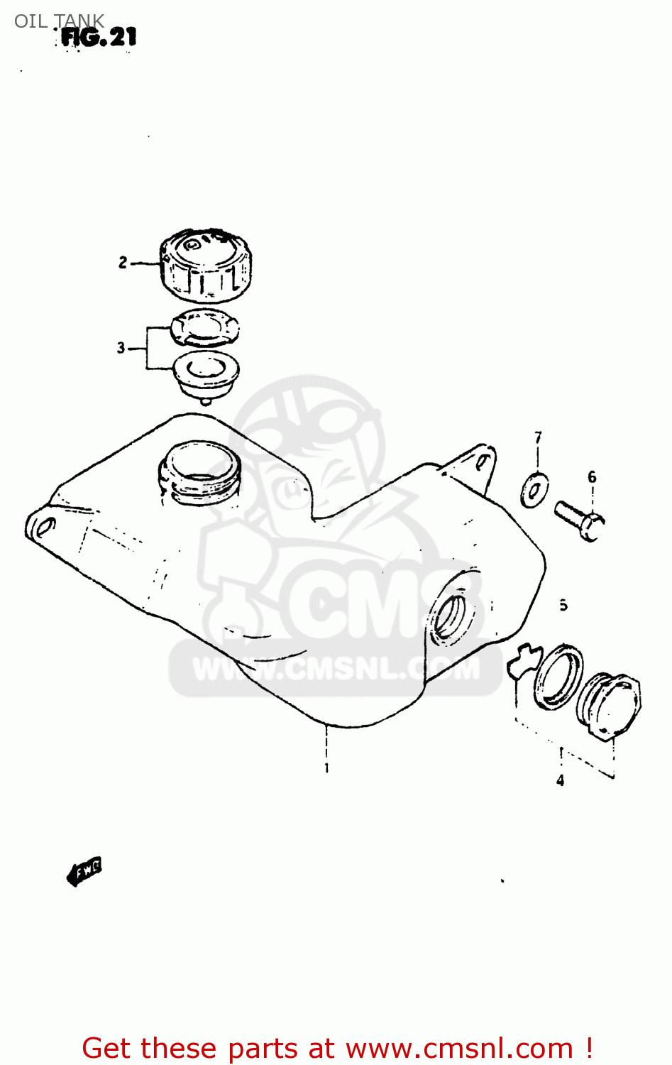 OIL TANK DS80 1983 (D) USA (E03)