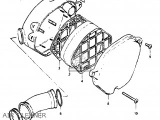 AIR CLEANER - DS80 1983 (D) USA (E03)