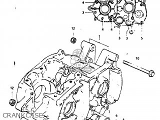 CRANKCASE - DS80 1983 (D) USA (E03)