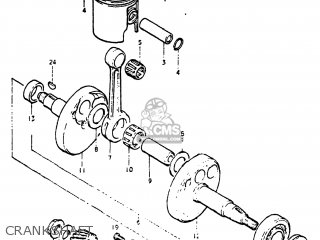 CRANKSHAFT - DS80 1983 (D) USA (E03)