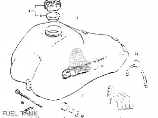 FUEL TANK - DS80 1983 (D) USA (E03)