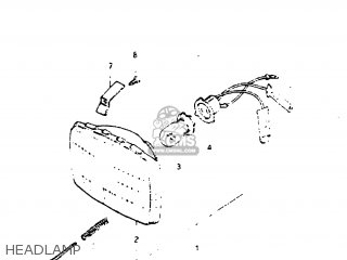 HEADLAMP - DS80 1983 (D) USA (E03)
