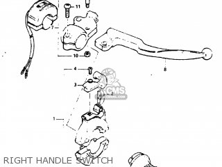 RIGHT HANDLE SWITCH - DS80 1983 (D) USA (E03)