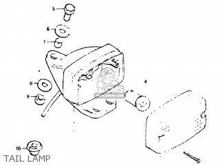TAIL LAMP - DS80 1983 (D) USA (E03)