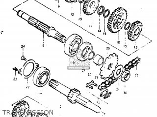 TRANSMISSION - DS80 1983 (D) USA (E03)