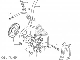 OIL PUMP - DS80 1985 (F) USA (E03)