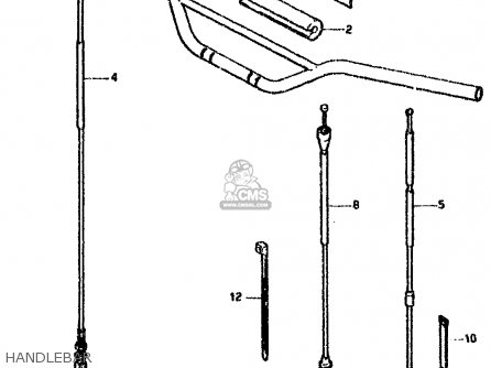 HANDLEBAR - DS80 1985 (F)