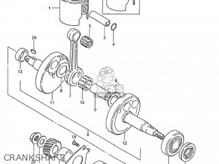 CRANKSHAFT - DS80 1986 (G) USA (E03)