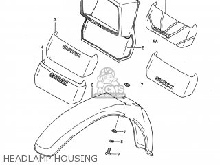 HEADLAMP HOUSING - DS80 1986 (G) USA (E03)