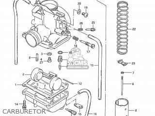 CARBURETOR - DS80 1987 (H) USA (E03)