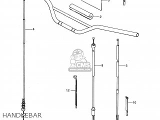 HANDLEBAR - DS80 1987 (H) USA (E03)
