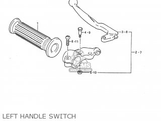 LEFT HANDLE SWITCH - DS80 1987 (H) USA (E03)