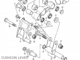 CUSHION LEVER - DS80 1988 (J) USA (E03)