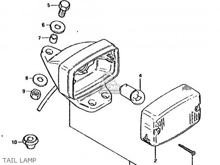 TAIL LAMP - DS80 1988 (J)