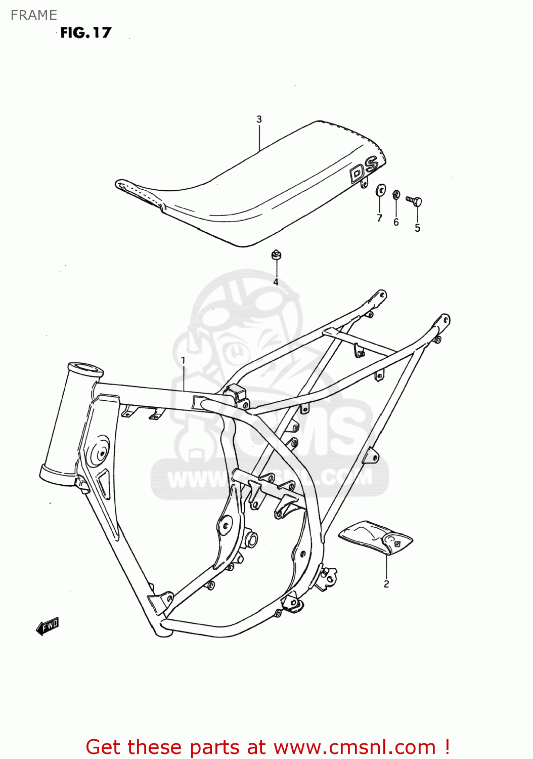 FRAME DS80 1989 (K) USA (E03)