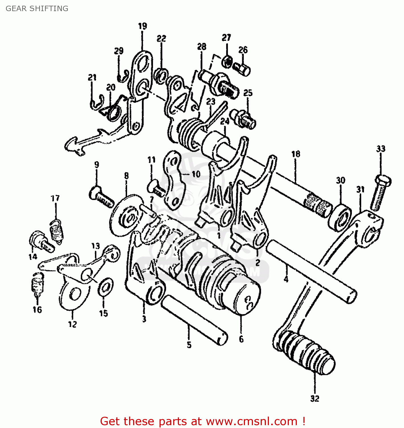 GEAR SHIFTING DS80 1989 (K)