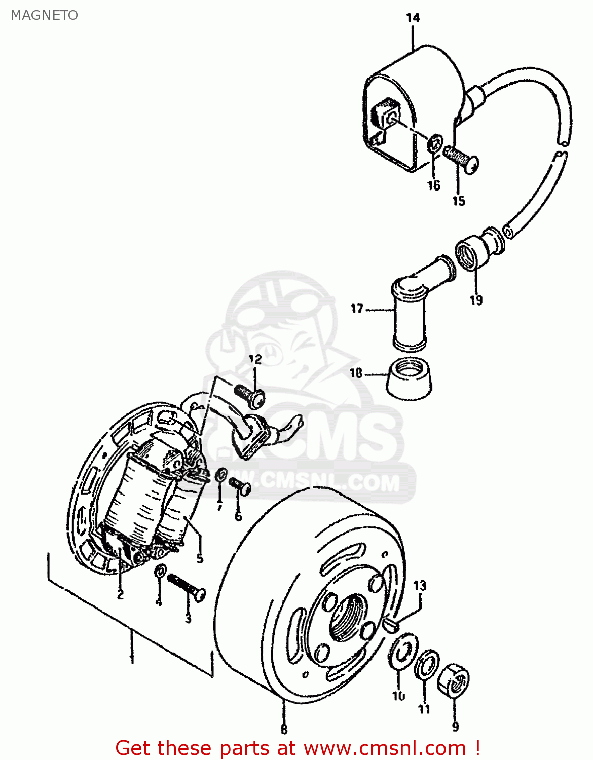 MAGNETO DS80 1989 (K)