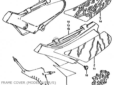 FRAME COVER (MODEL N/P/R/S) - DS80 1989 (K)