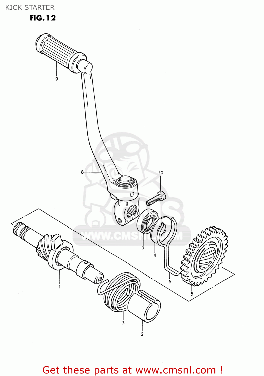 KICK STARTER DS80 1990 (L) USA (E03)