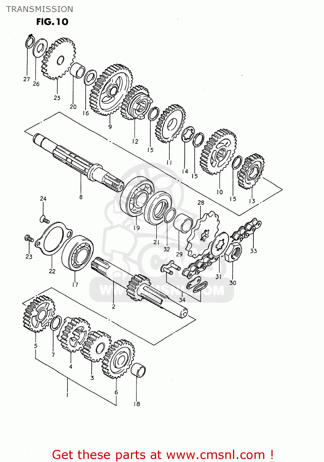 TRANSMISSION DS80 1990 (L) USA (E03)