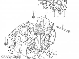 CRANKCASE - DS80 1990 (L) USA (E03)