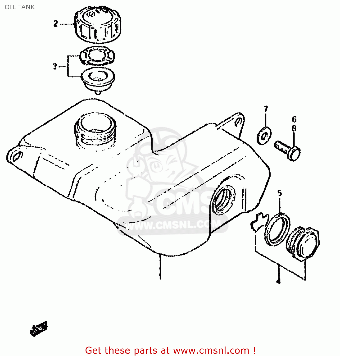 OIL TANK DS80 1990 (L)