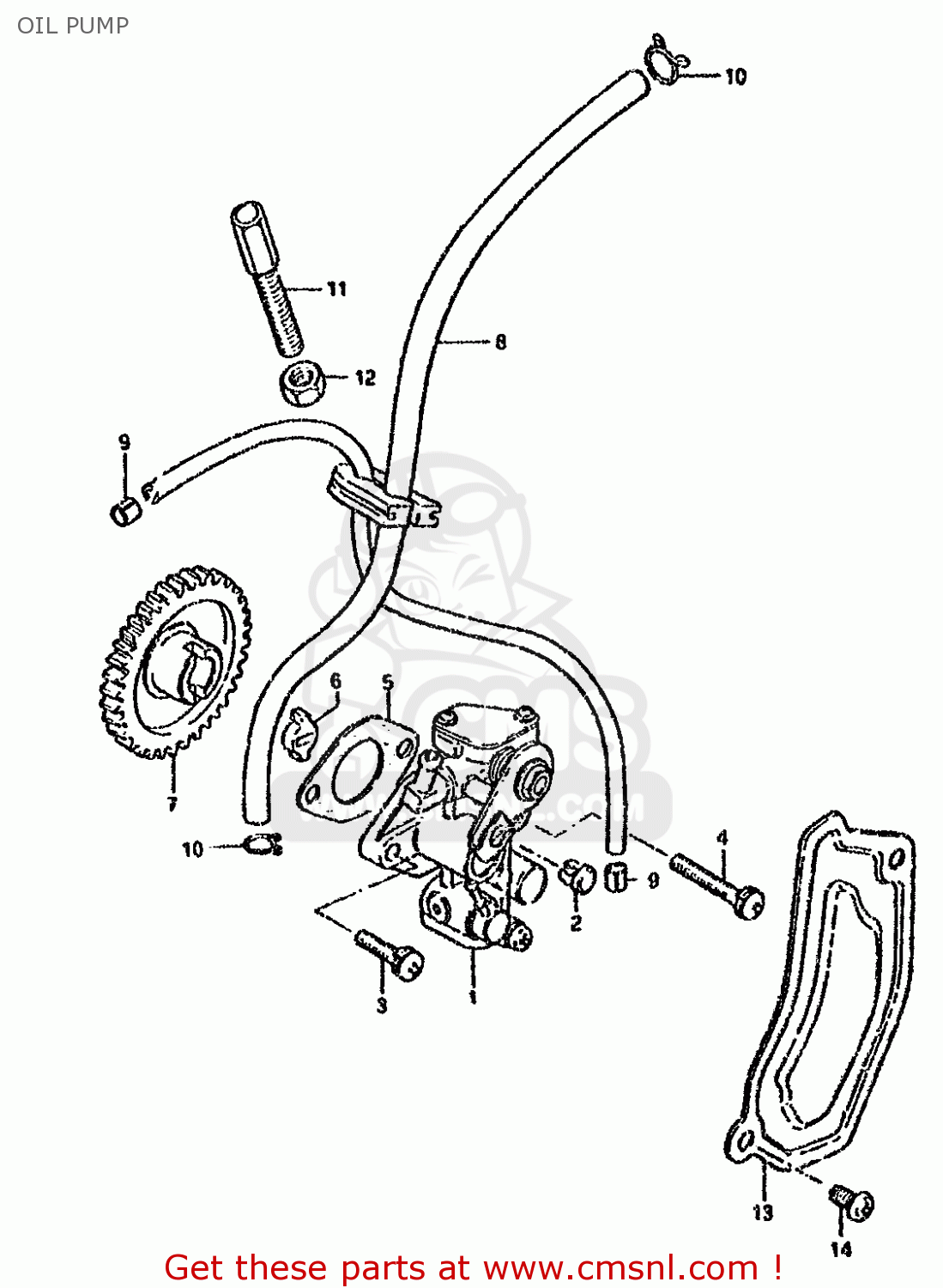 OIL PUMP DS80 1990 (L)