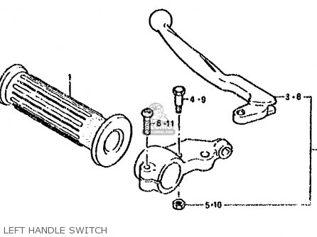 LEFT HANDLE SWITCH - DS80 1991 (M)