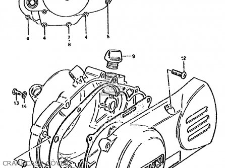 Suzuki Ds80 1992 (n) parts list partsmanual partsfiche a wiring harness diagram for suzuki ds 80 