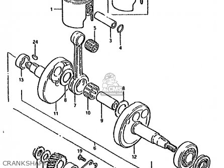 Suzuki DS80 1992 (N) parts lists and schematics