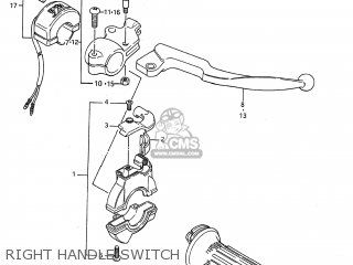 RIGHT HANDLE SWITCH - DS80 1992 (N) USA (E03)