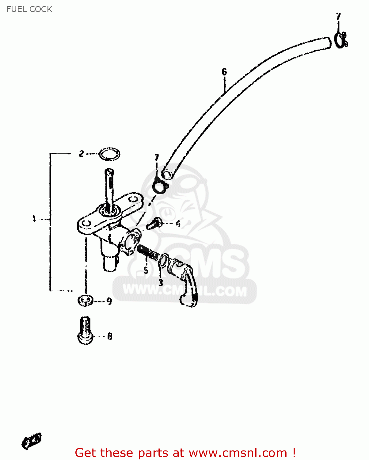 FUEL COCK DS80 1992 (N)