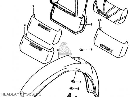 HEADLAMP HOUSING - DS80 1992 (N)