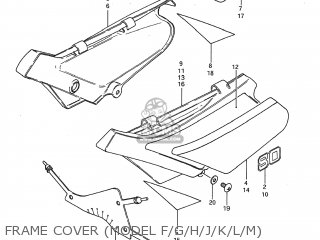 FRAME COVER (MODEL F/G/H/J/K/L/M) - DS80 1993 (P) USA (E03)