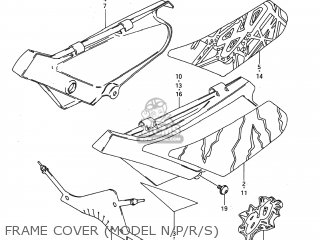 FRAME COVER (MODEL N/P/R/S) - DS80 1993 (P) USA (E03)