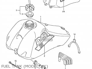 FUEL TANK (MODEL J/K) - DS80 1993 (P) USA (E03)