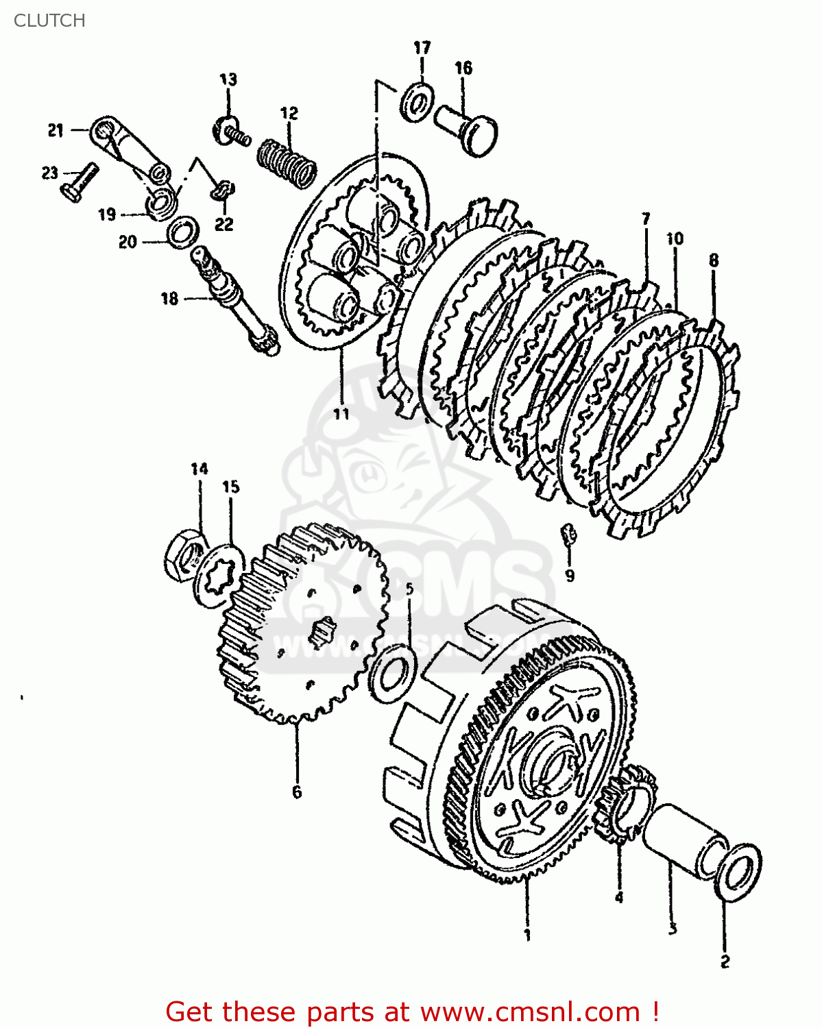 CLUTCH DS80 1993 (P)