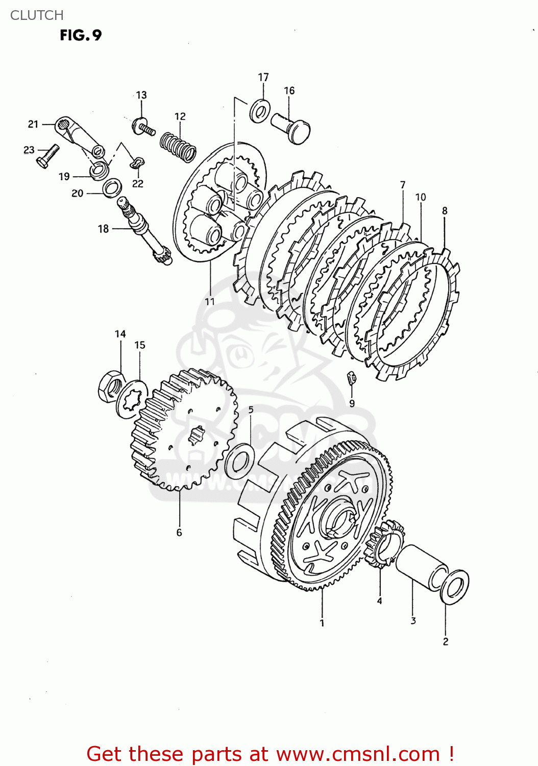 CLUTCH DS80 1995 (S) USA (E03)