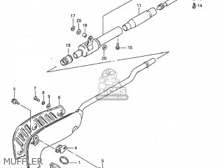 MUFFLER - DS80 1995 (S) USA (E03)