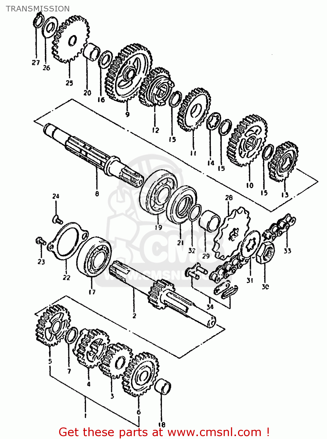 TRANSMISSION DS80 1995 (S)
