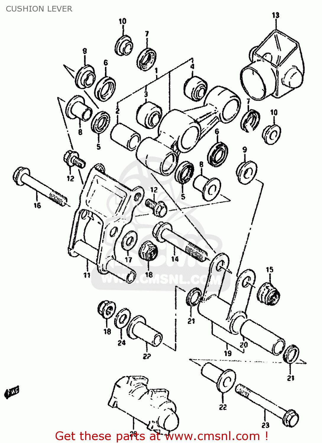 CUSHION LEVER DS80 1995 (S)