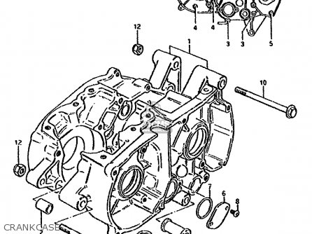 CRANKCASE - DS80 1995 (S)