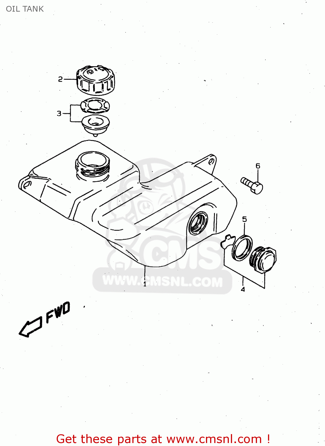 OIL TANK DS80 1996 (T) USA CANADA (E03 E28)