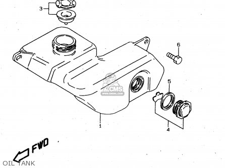 OIL TANK - DS80 1996 (T) USA CANADA (E03 E28)