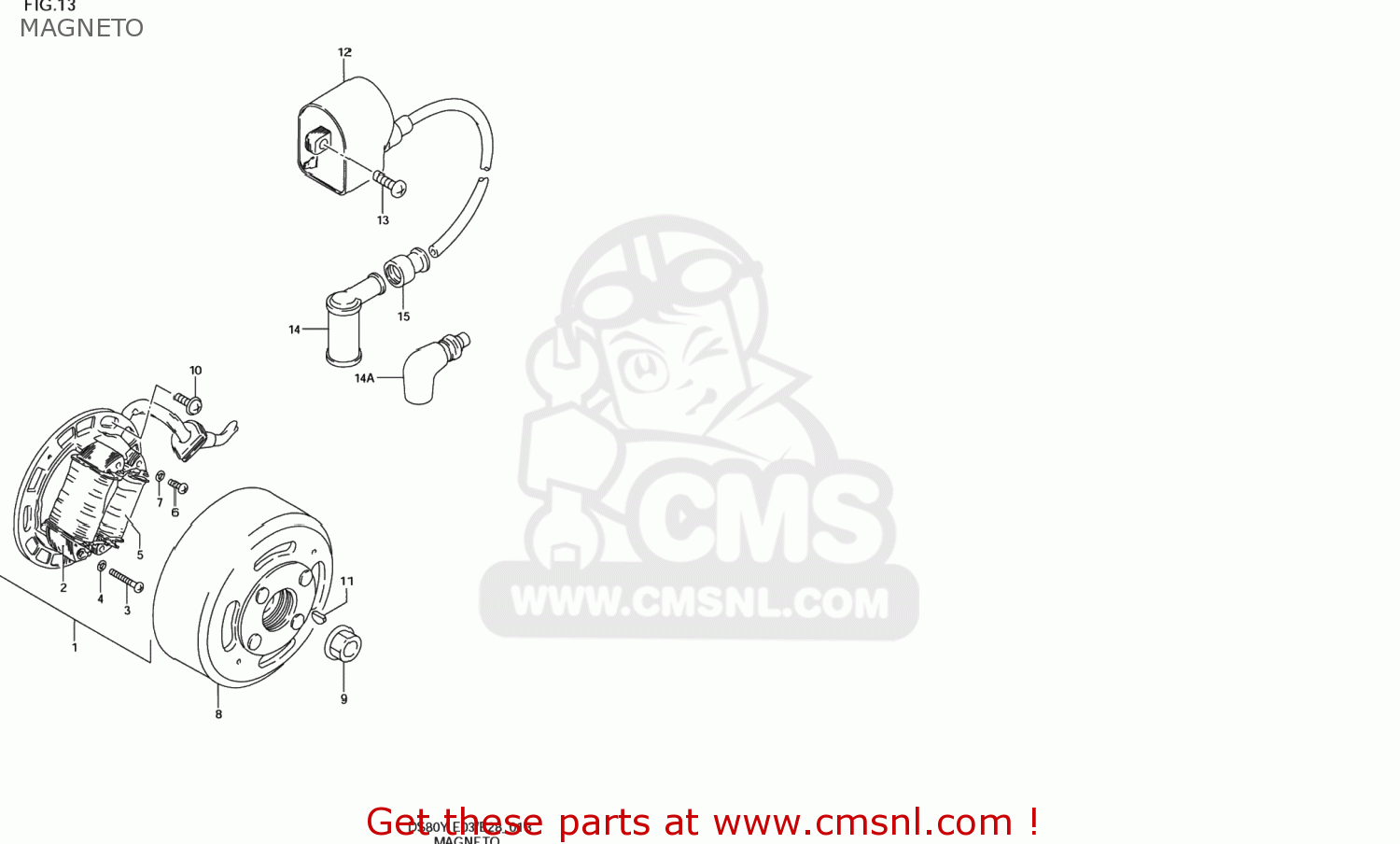 MAGNETO DS80 1996 (T) USA (E03)