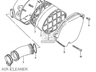 AIR CLEANER - DS80 1996 (T) USA (E03)