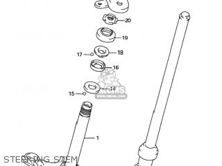 STEERING STEM - DS80 1996 (T) USA (E03)