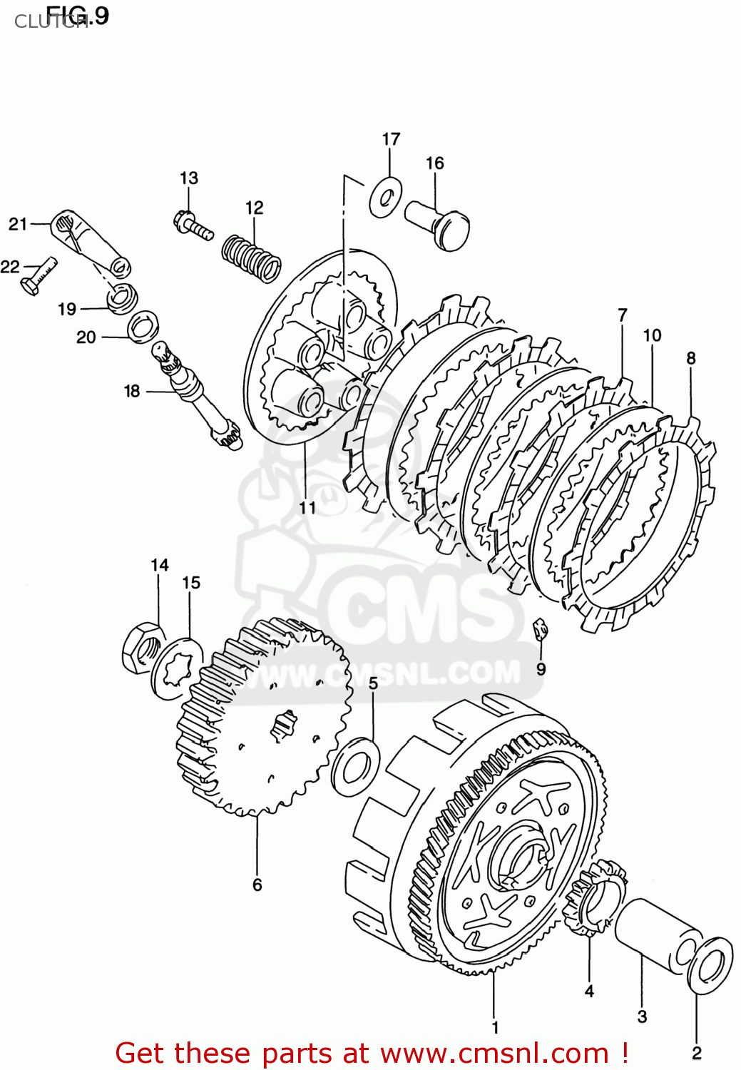 CLUTCH DS80 1997 (V) USA (E03)