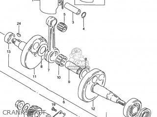 CRANKSHAFT - DS80 1997 (V) USA (E03)
